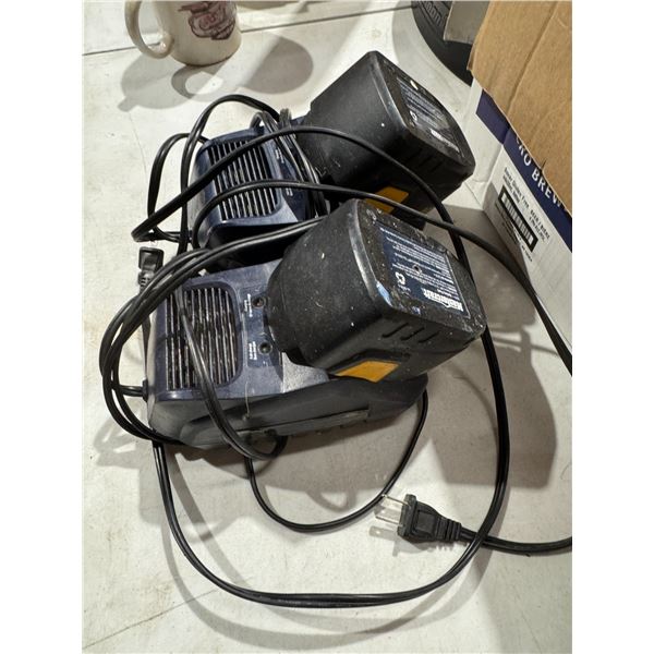 Mastercraft battery, chargers, and batteries  not  tested