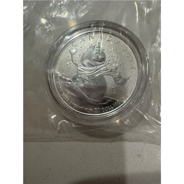 2014 Canada silver $20 coin