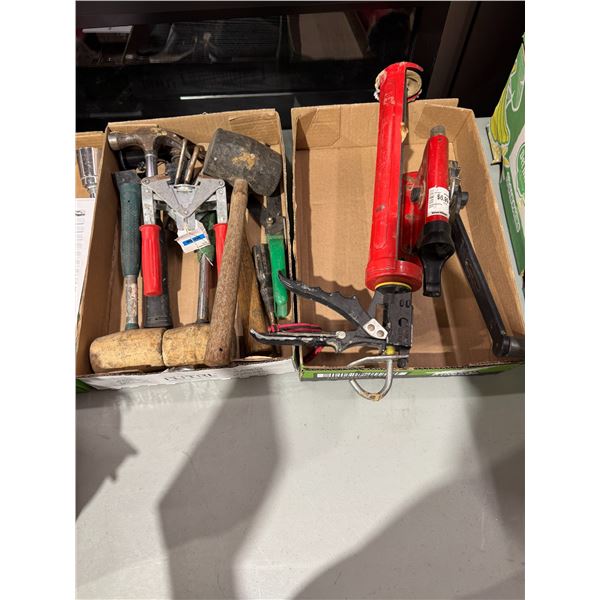 Hand, tools, coworker, etc.