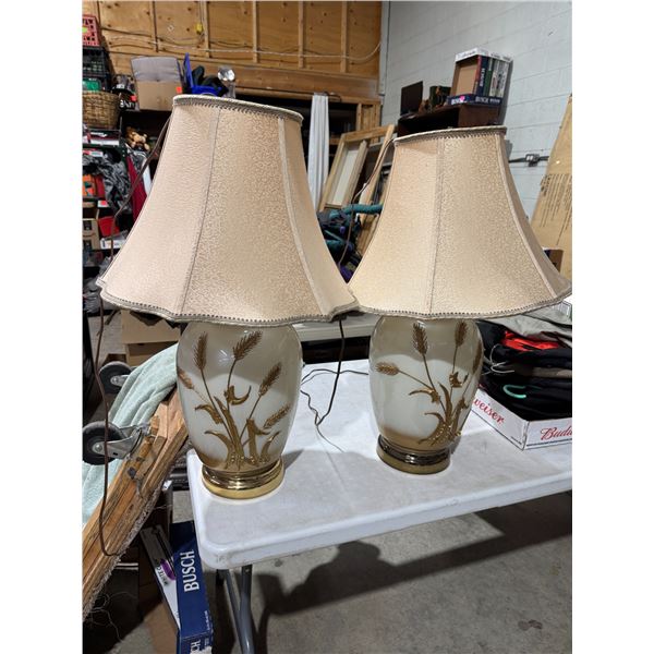 Pair of lamps