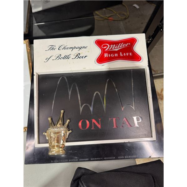 Miller highlife light up sign