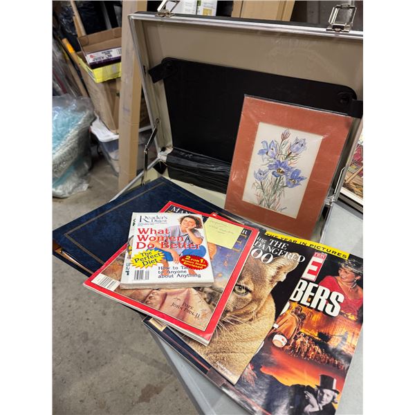 Briefcase and contents