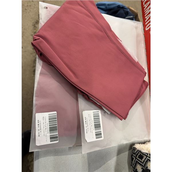2 pairs high waist, yoga pants size small