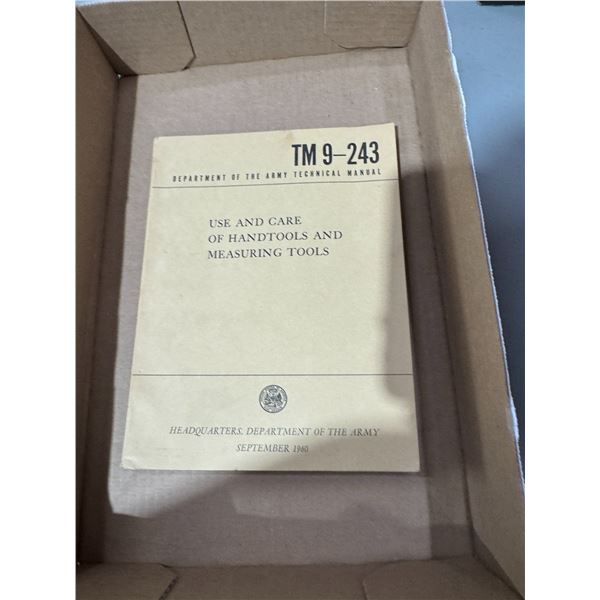 Use care of hand, tools, and measuring tools book