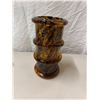 Image 1 : Tortoise shell glass vase