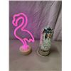 Image 1 : flamingo, and love lights both working