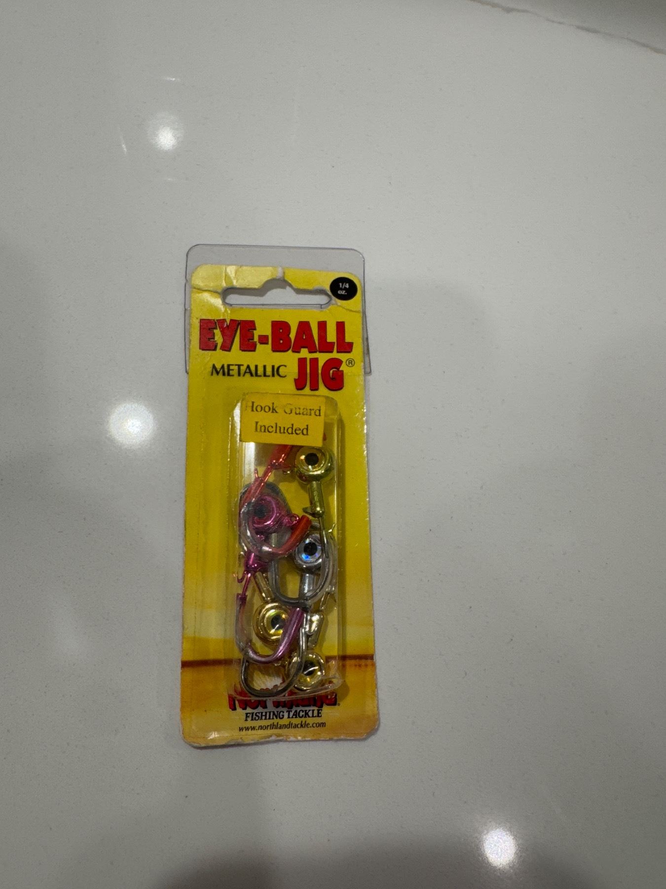 Jig Da Pesca Northland Metalc Eye-Ball Rosa Metallizzato 3/8 Oz | Set Da 3 | Esche Per Pesce Persico, Trota, Walleye - Foto 3