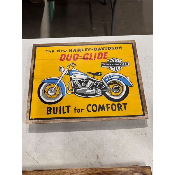 Rustic Harley sign