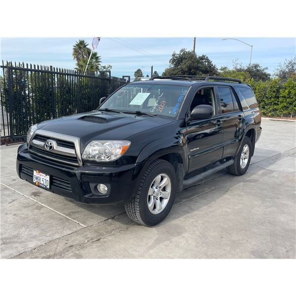 TOYT 4RUNNER 2007 T-SMOG -2 DAYS