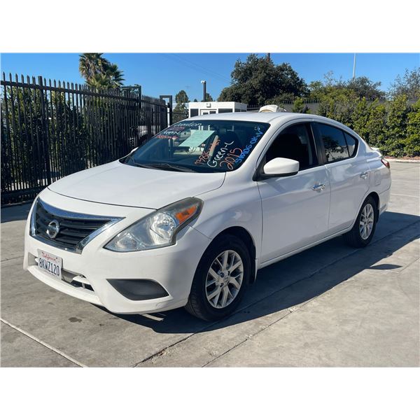 NISS VERSA 2015 SALV-T-DON SMOG