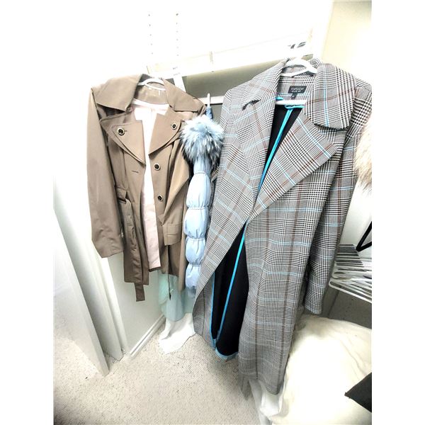 London Fog, Top Shop, Calvin Klein , Michael Kors A