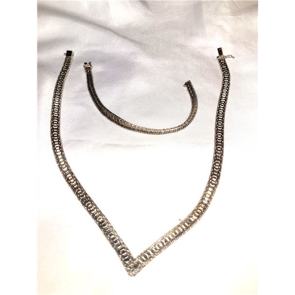 .925 Neckace & Bracelet A
