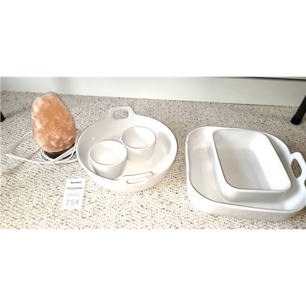 Salt Lamp & Serving A