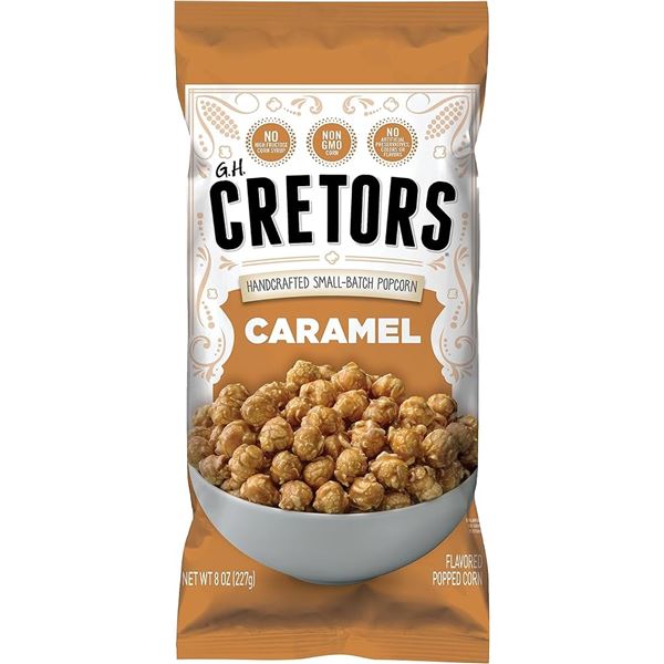 NEW 227G G.H CRETORS CARAMEL POPCORN