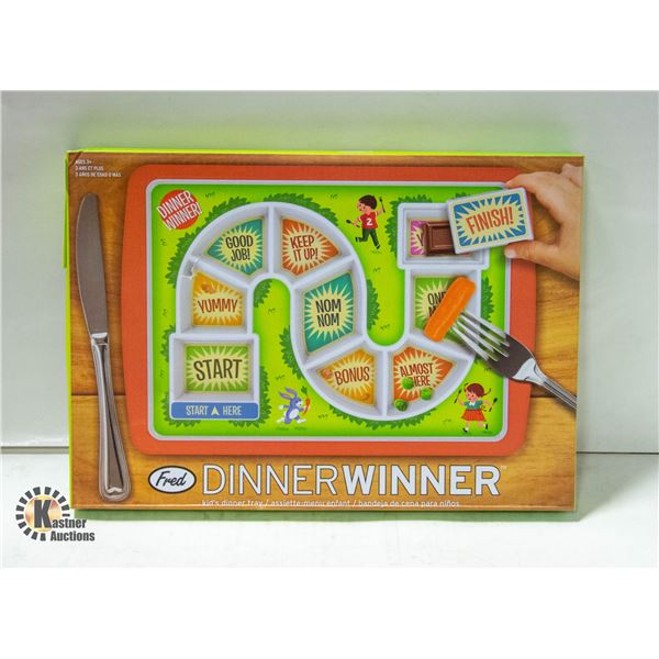 NEW FRED DINNER WINNER KIDS DINNER TRAY