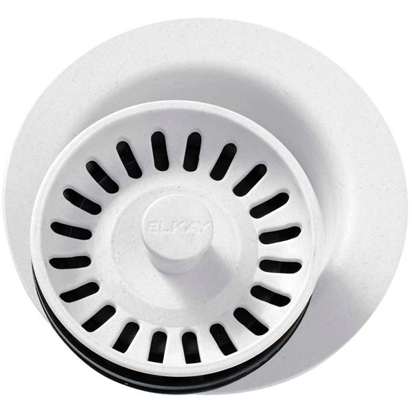 NEW ELKAY DISPOSER DRAIN FITTING WHITE