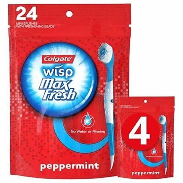 NEW COLGATE 24 POUCHES MAX FRESH PEPPERMINT