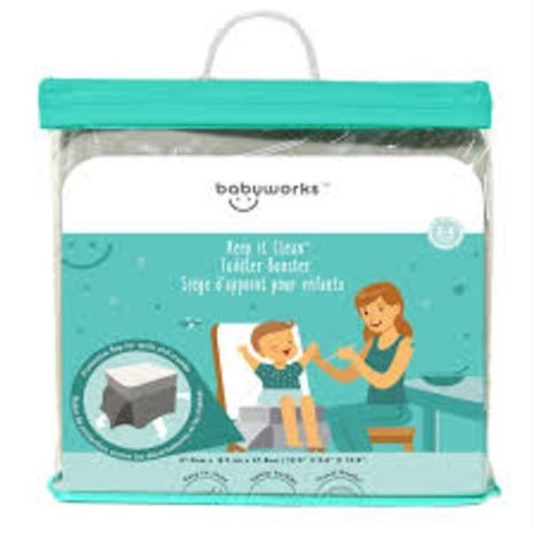 NEW BABYWORKS KEEP IT CLEAN TODDLER BOOSTER
