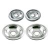 Image 1 : NEW TWO 6" AND TWO 8" CHROME BOWLS