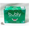 Image 1 : NEW CASE OF 12 BUBLY WATERMELON SPARKLING WATER
