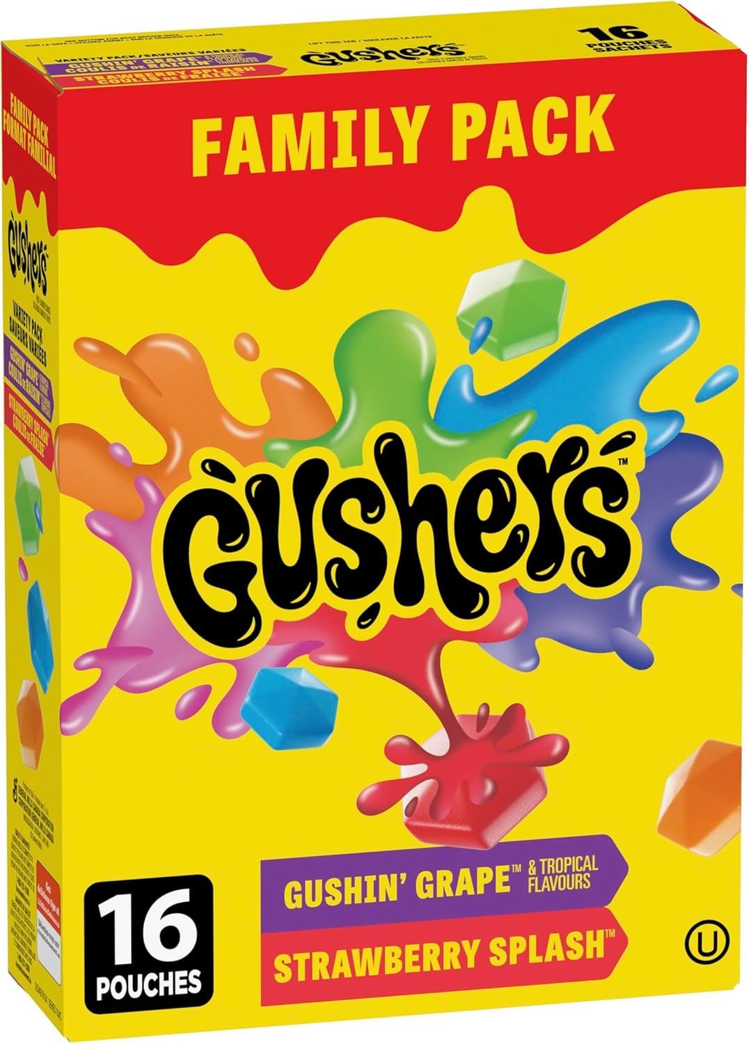 Gusjhers NEW GUSHERS VARIETY PACK FAMILY PACK