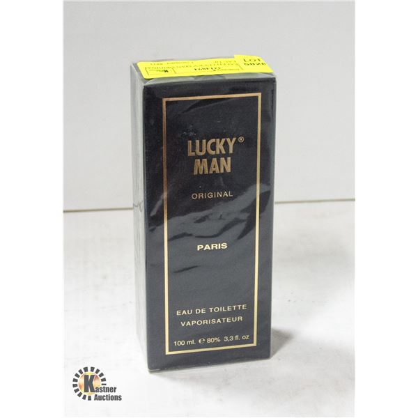 NEW SEALED LUCKY MAN ORIGINAL PARIS EAU DE