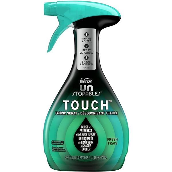 NEW FEBREZE UNSTOPABLES TOUCH FABRIC SPRAY - FRESH