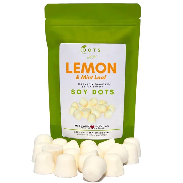 200G BAG OF DOTS WAX WARMER LEMON AND MINT LEAF