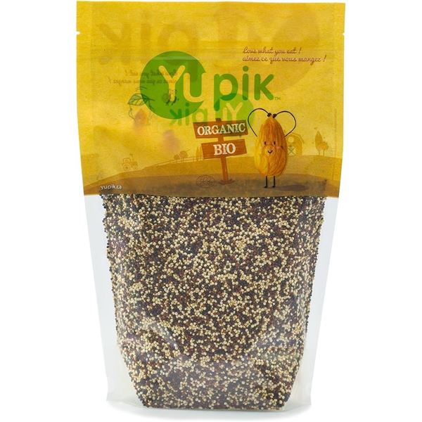 NEW YUPIK ORGANIC TRI COLOR MIXED QUINOA 1KG