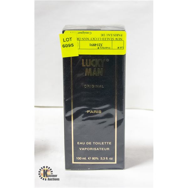 NEW SEALED LUCKY MAN ORIGINAL PARIS EAU DE