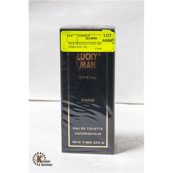 NEW SEALED LUCKY MAN ORIGINAL PARIS EAU DE