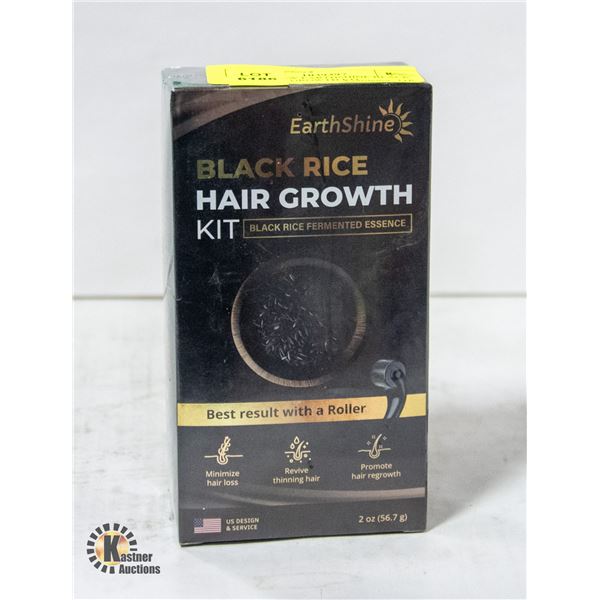 BRAND NEW EARTHSHINE BLACK RICE HAIR GROWTH KIT