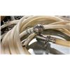 Image 2 : 12006 FDA COMMERCIAL BREWERY HOSE WITH ASSORTED STAINLESS STEEL 2" ATTACHMENTS, CONE & CLAMP