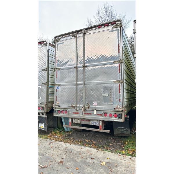 1992 48' INSULATED UTILITY TRAILER. LAST CERT/REG 2012. USED FOR STORAGE. VIN 1UYVS2484NM663701