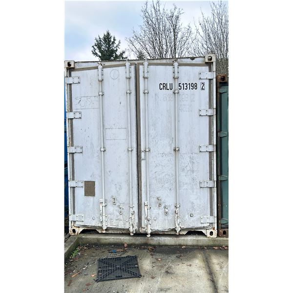 20' INSULATED HIGH CUBE CONTAINER 9'6"H WITH REEFER (NOT TESTED)