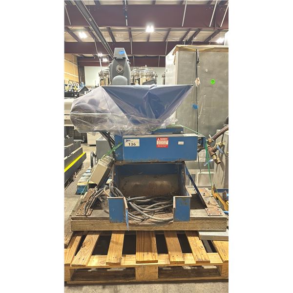 SEVEN PRODUCTS APOLLO BLUE COMMERCIAL ELECTRIC HEAVY DUTY GRANULATOR WITH OFF SHOOT
