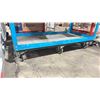Image 2 : BLUE METAL 4 TIER 48"W X 24"D X 62"H COMMERCIAL MOBILE PRODUCT CART