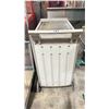 Image 2 : 2 TIER CREAM PLASTIC COMMERCIAL MOBILE SHIPPERS CART WITH ASSORTED PLASTIC BAGS