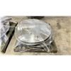Image 2 : PALLET OF ASSORTED STAINLESS STEEL COMMERCIAL FILTER CAPS, LAYER STRAINERS