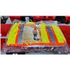 Image 2 : 4 BOXES OF WASIP PIO AP-1522 HIGH VISIBILITY YELLOW JOB SITE SAFETY VESTS