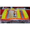 Image 2 : 4 BOXES OF WASIP PIO AP-1522 HIGH VISIBILITY YELLOW JOB SITE SAFETY VESTS
