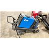 Image 2 : MILLER - MILLERMATIC 135 MOBILE WIRE FEED WELDER WITH GROUND CABLE, STINGER, HOSES, GAUGES, &