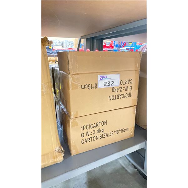 6 BOXES OF BLACK METAL INDUSTRIAL MOUNTING FEET WITH HARDWARE