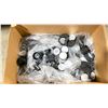 Image 4 : SHELF OF ASSORTED 5" HORSE CAPS, PLASTIC CAPS, LOG HOLDER & PLASTIC BOTTLES