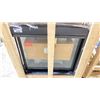 Image 2 : WOLF STEEL BLACK 3 SIDED BUILT IN GAS FIRE PLACE WITH LOG SET *IN TRANSPORT CRATE*