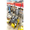 Image 2 : YELLOW 196CC GAS POWERED WALK BEHIND INDUSTRIAL BED TAMPER