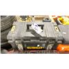 Image 2 : DEWALT BLACK PLASTIC PORTABLE TOOL BOX WITH DEWALT DC310 CORDLESS CIRCULAR SAW WITH BATTERY *NO