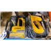 Image 2 : DEWALT CORDLESS 2.5 GAL MINI PORTABLE AIR COMPRESSOR, DEWALT HAND OPERATED STAPLE GUN & YELLOW