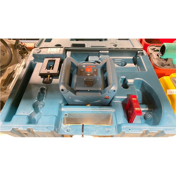 BOSCH PROFESSIONAL GRL 240 HV INDUSTRIAL CORDLESS ROTARY LASER KIT IN HARD TRANSPORT CASE