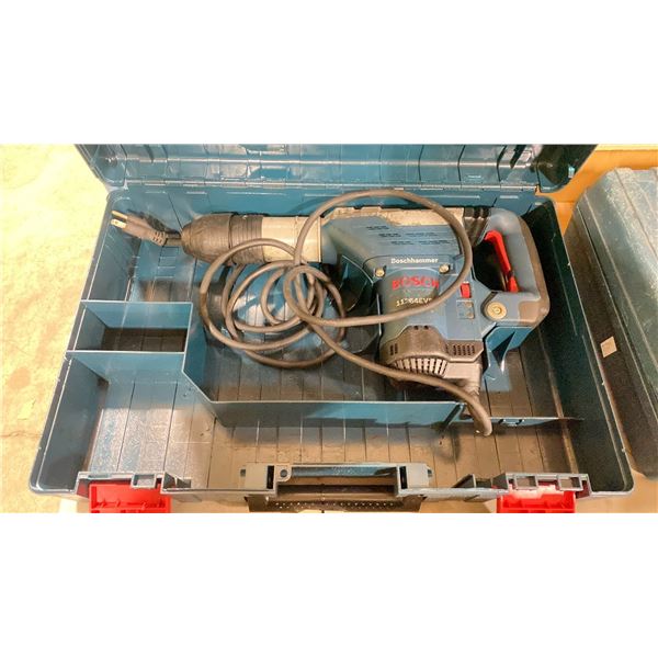 BOSCH 11264EVS 1-5/8" SDS-MAX INDUSTRIAL ELECTRIC ROTARY HAMMER DRILL IN HARD TRANSPORT CASE